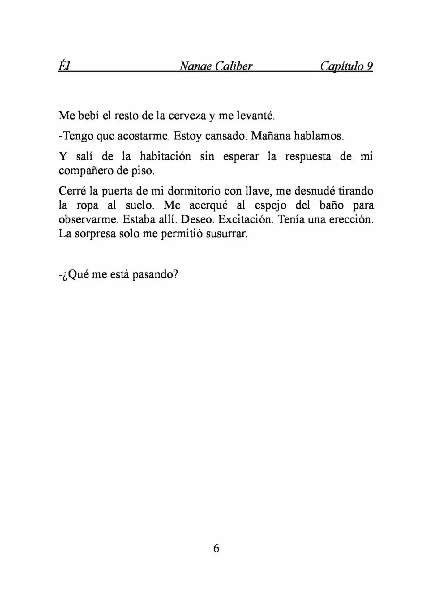 ÉL (Novela) capítulo 9, página 6