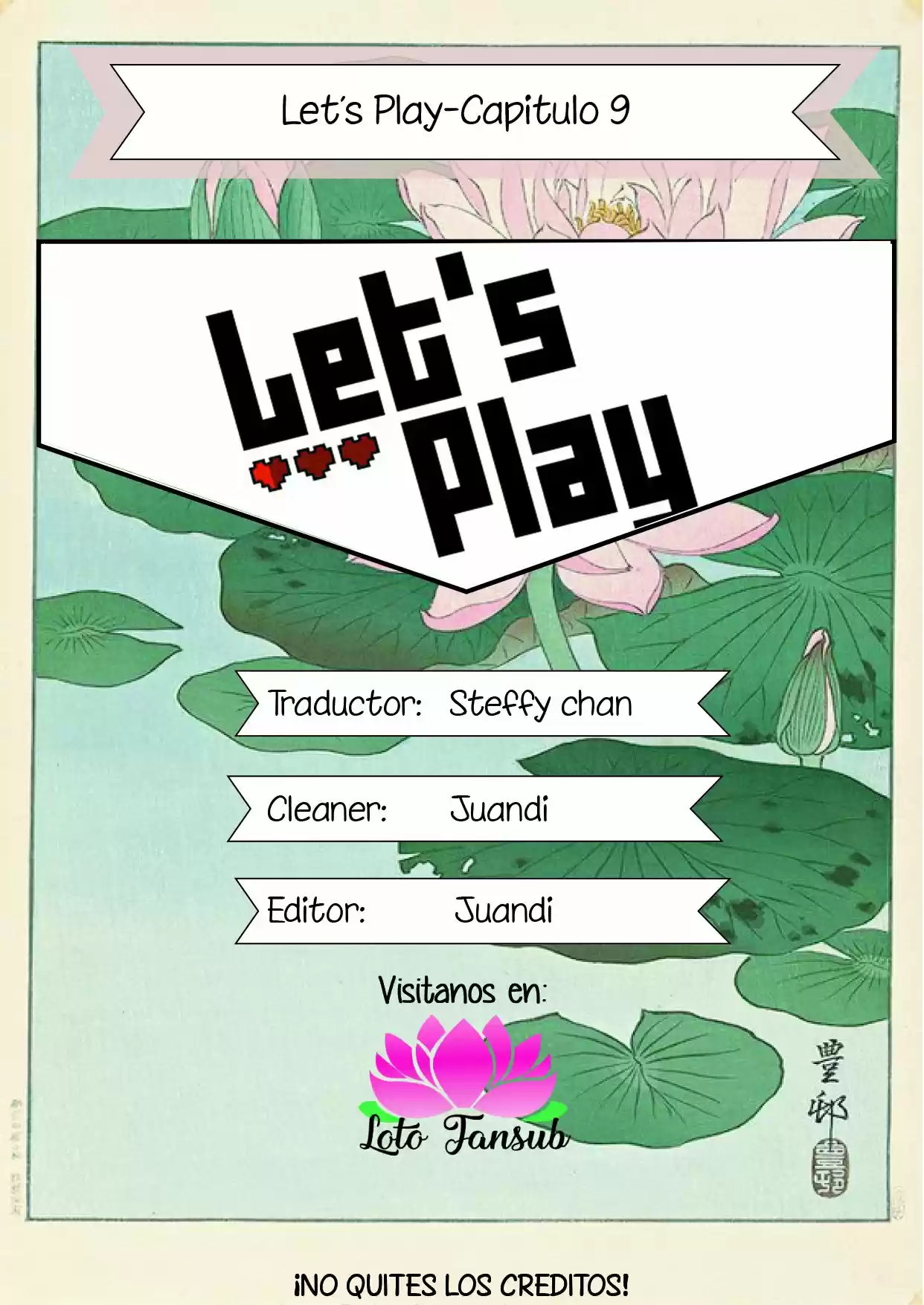 Lets Play capítulo 9, página 1