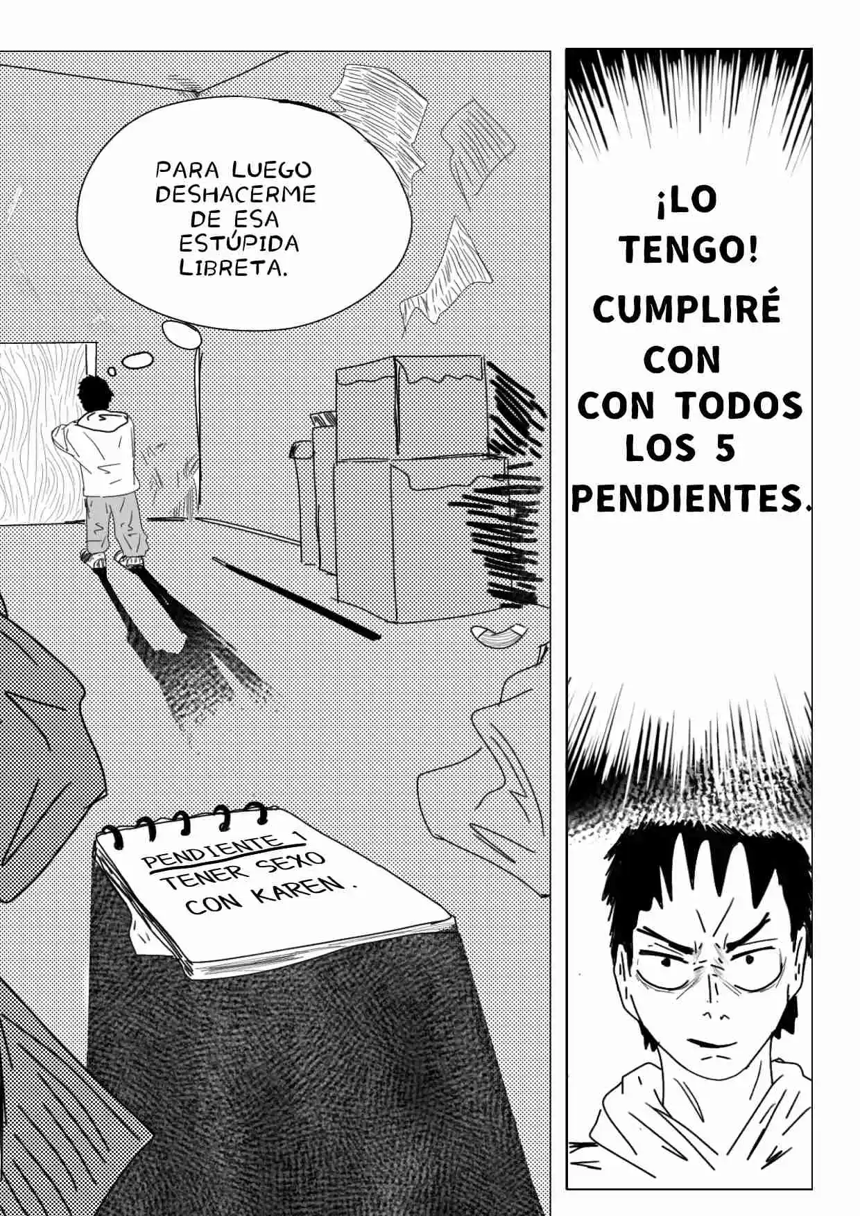LISTA DE PENDIENTES capítulo 0, página 5