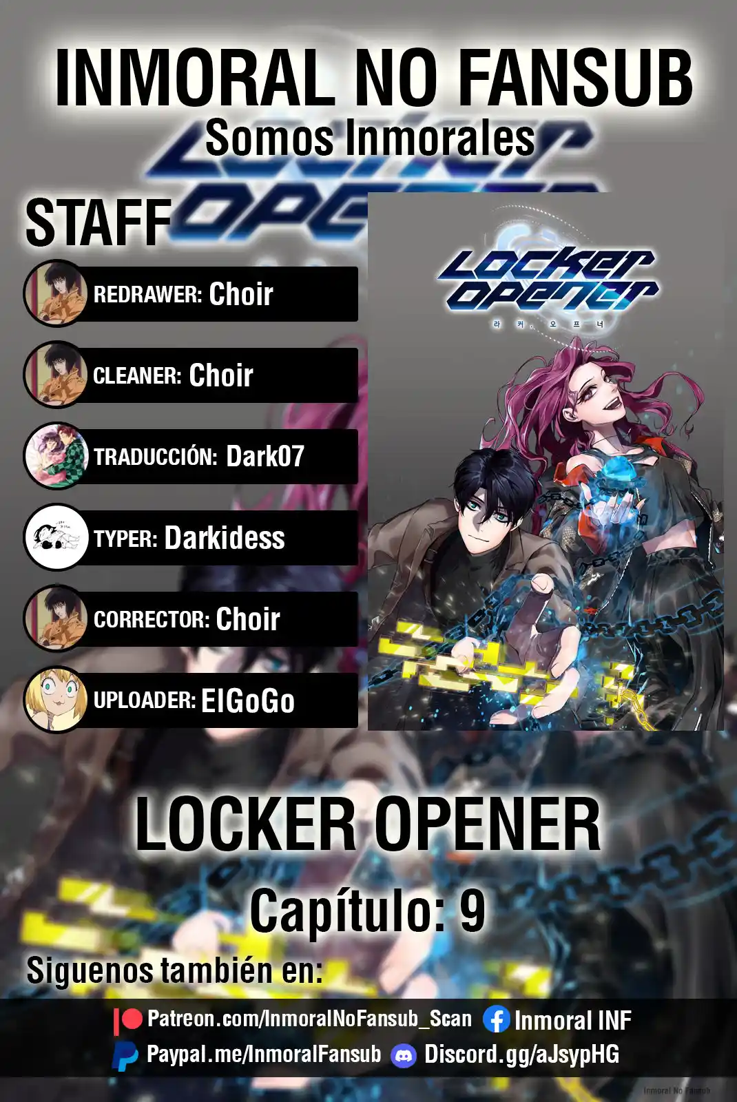 Locker & Opener capítulo 9, página 1