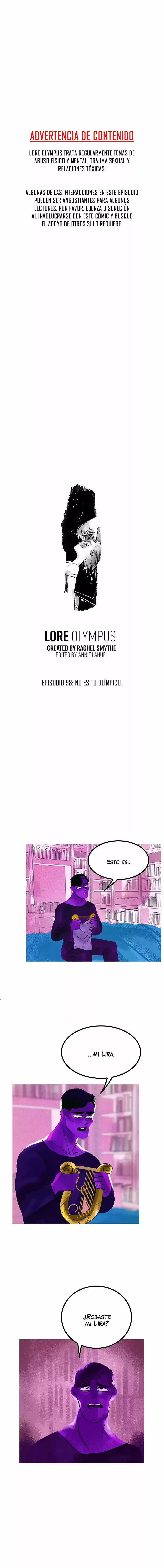 LORE OLYMPUS capítulo 98, página 2