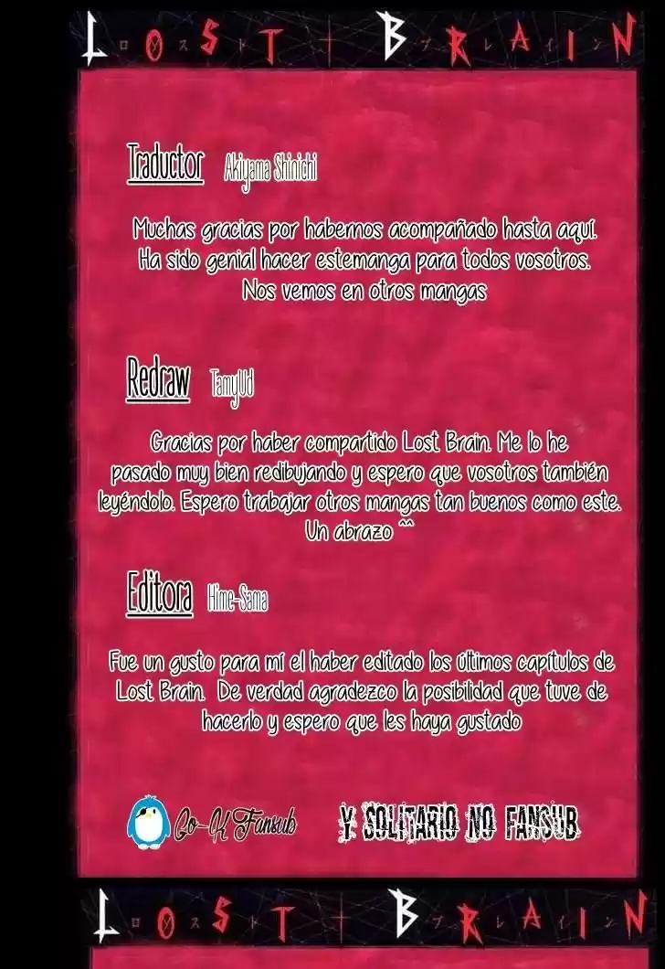 Lost Brain capítulo 27, página 21