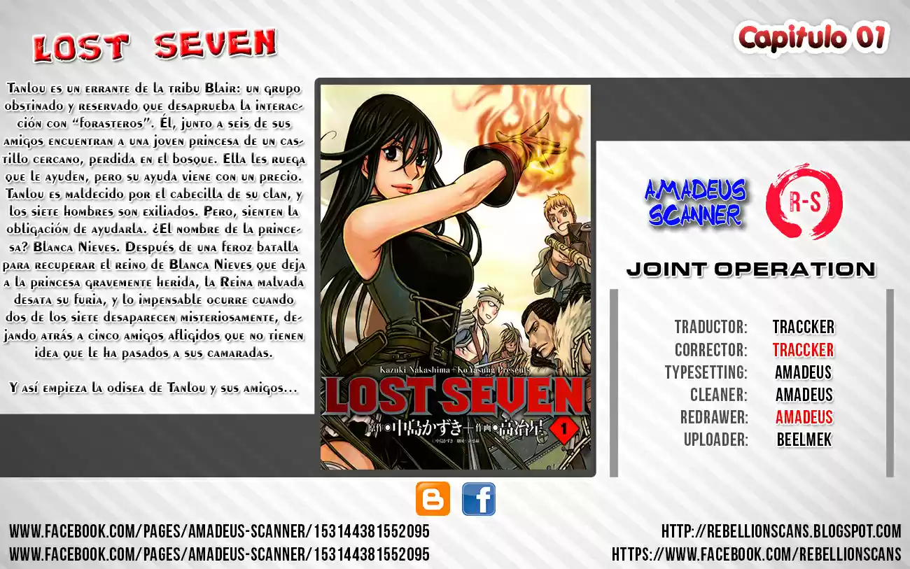 Lost Seven capítulo 1, página 1