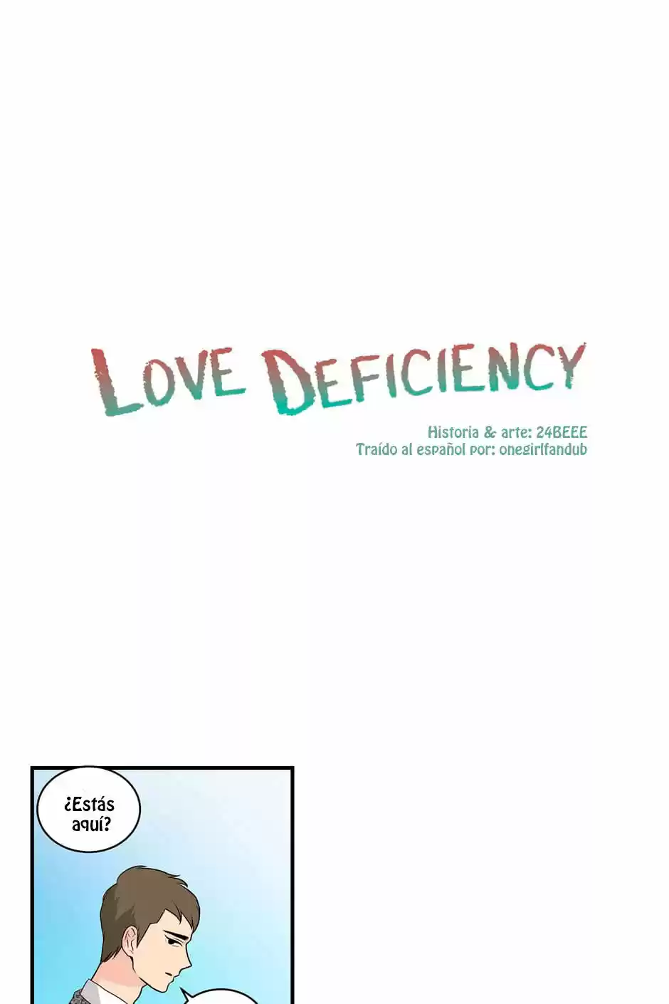 Love Deficiency capítulo 8, página 4