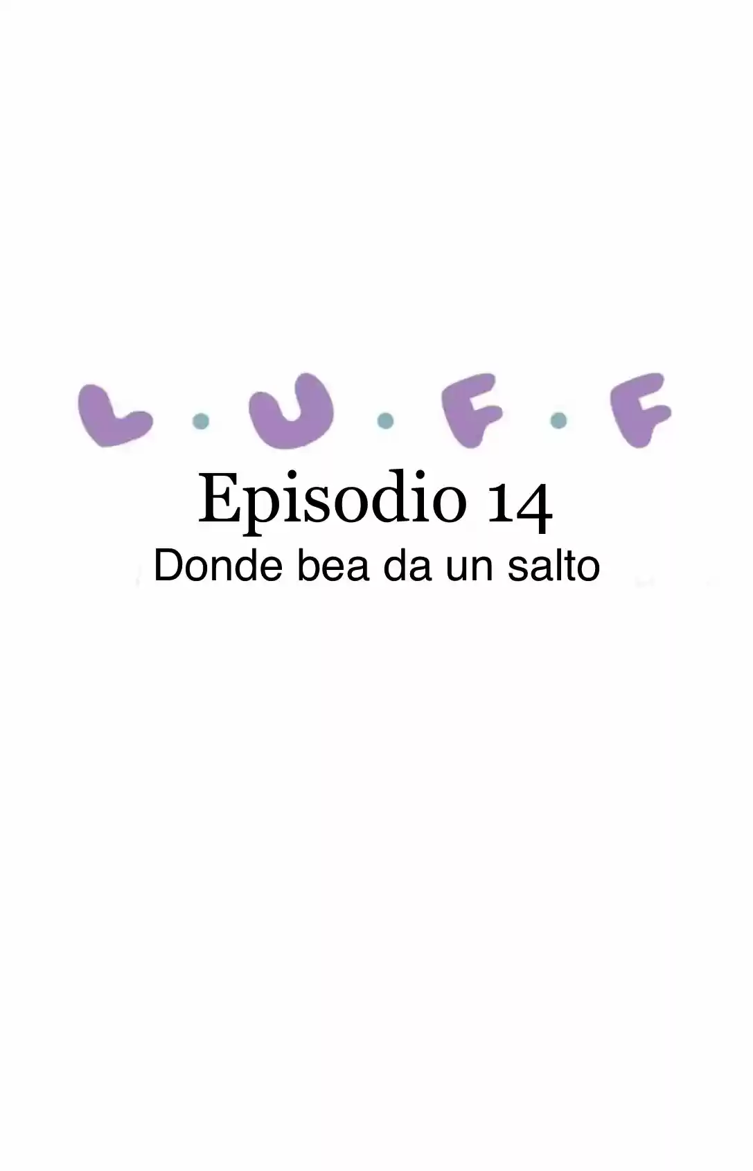 LUFF capítulo 14, página 1
