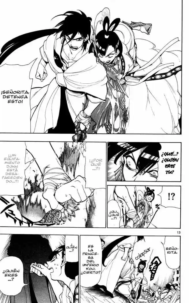 Magi capítulo 50, página 13