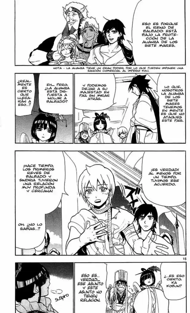 Magi capítulo 63, página 15