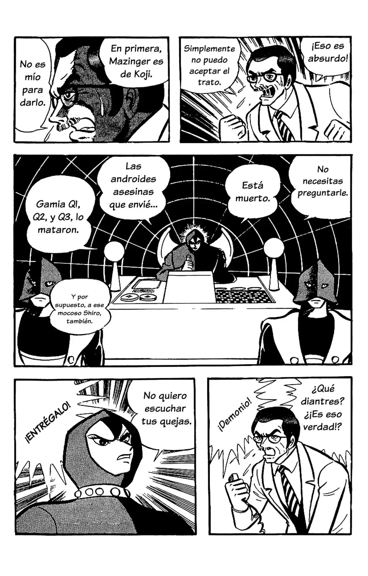 Mazinger Z capítulo 2.5, página 40