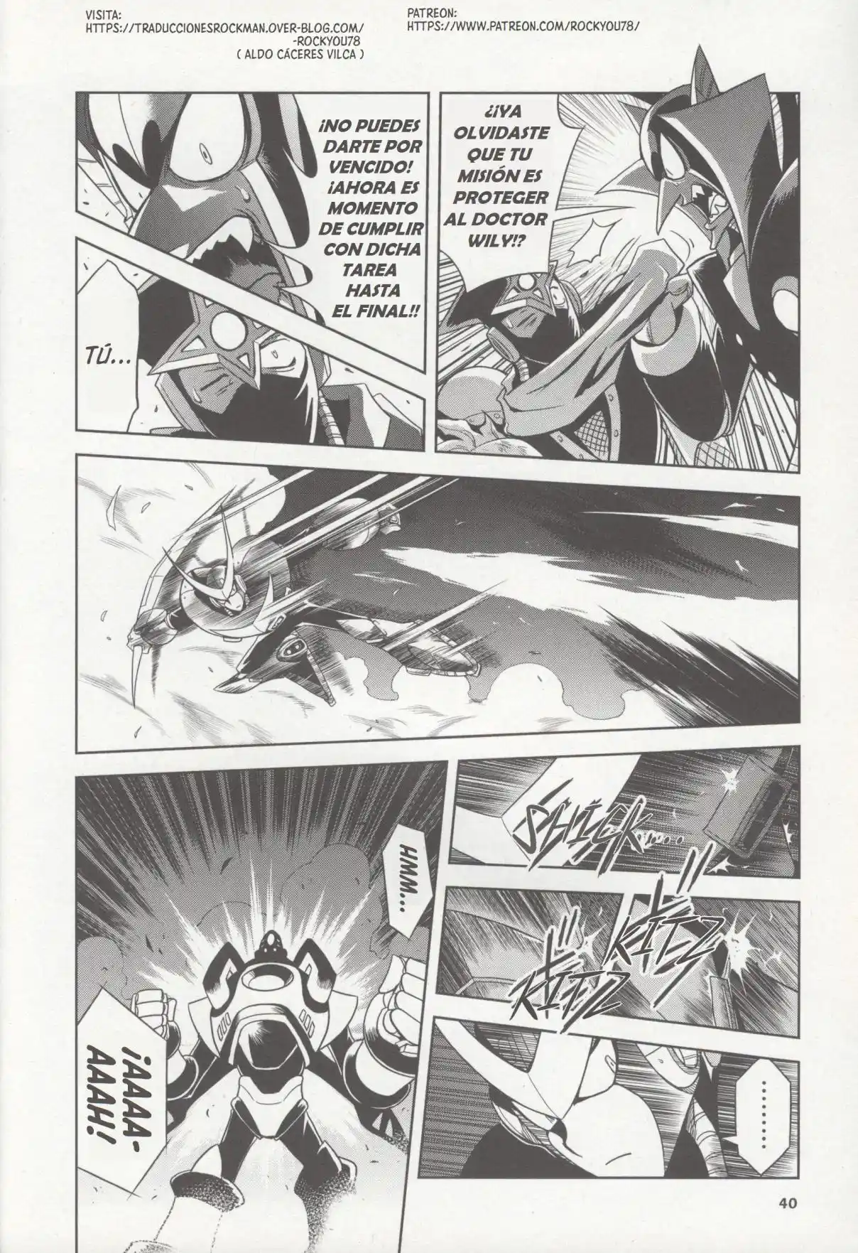 Mega Man Gigamix capítulo 3, página 40