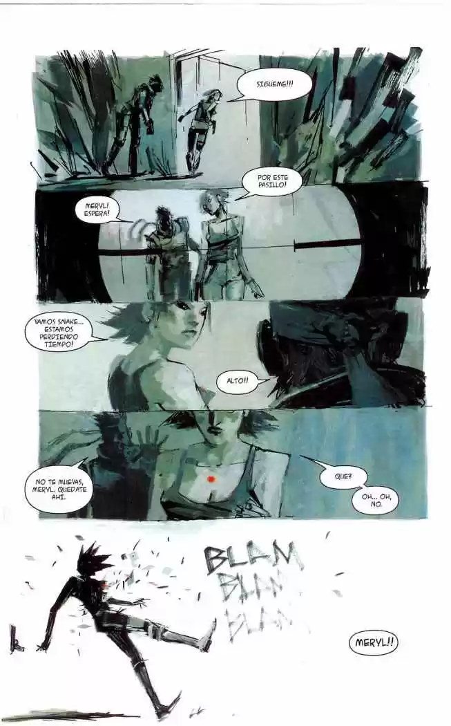 Metal Gear Solid capítulo 8, página 14