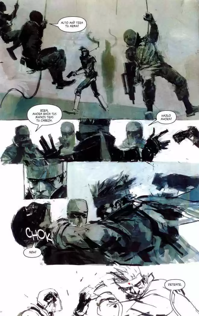 Metal Gear Solid capítulo 8, página 20