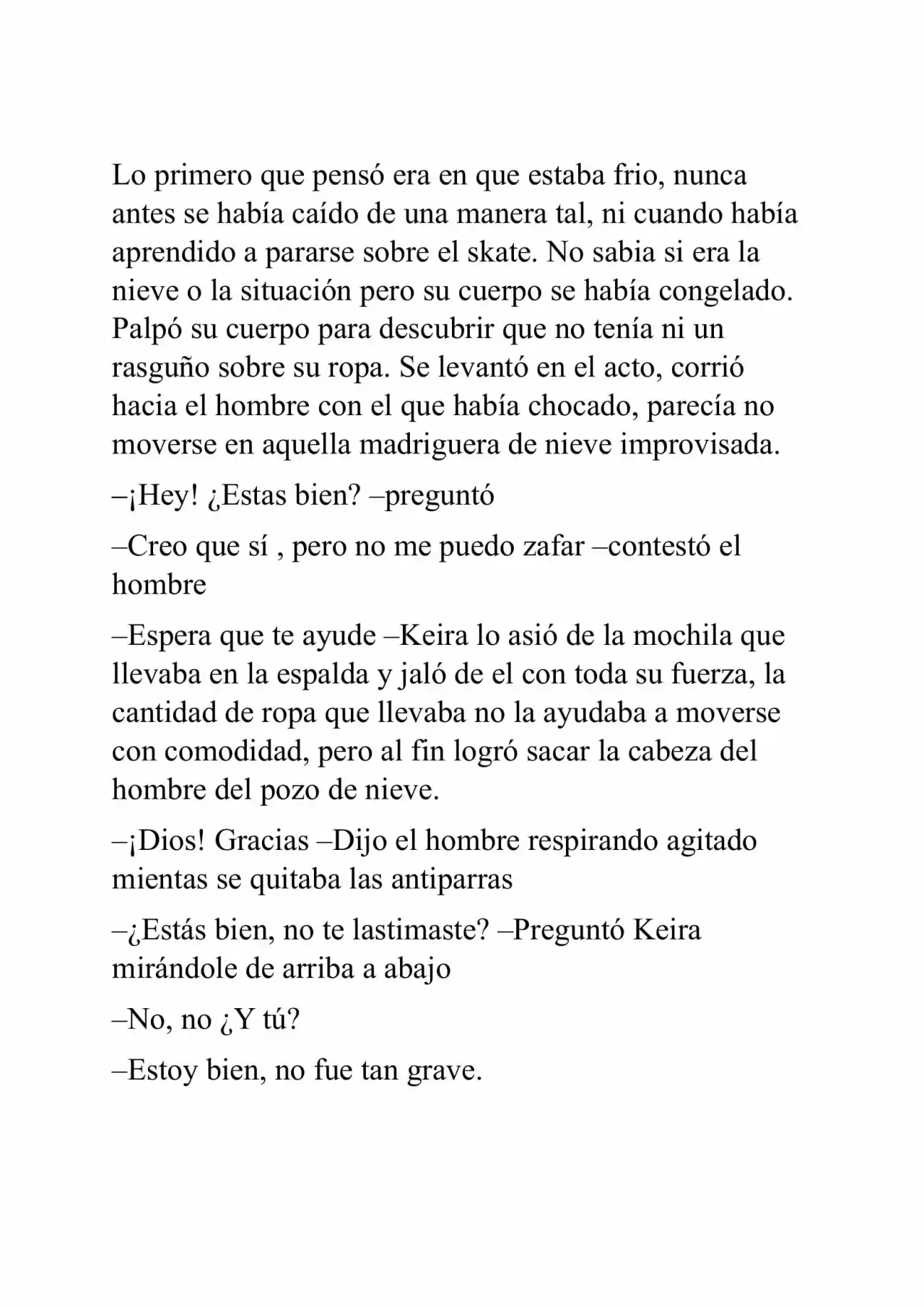 Meteora (Novela) capítulo 8, página 6