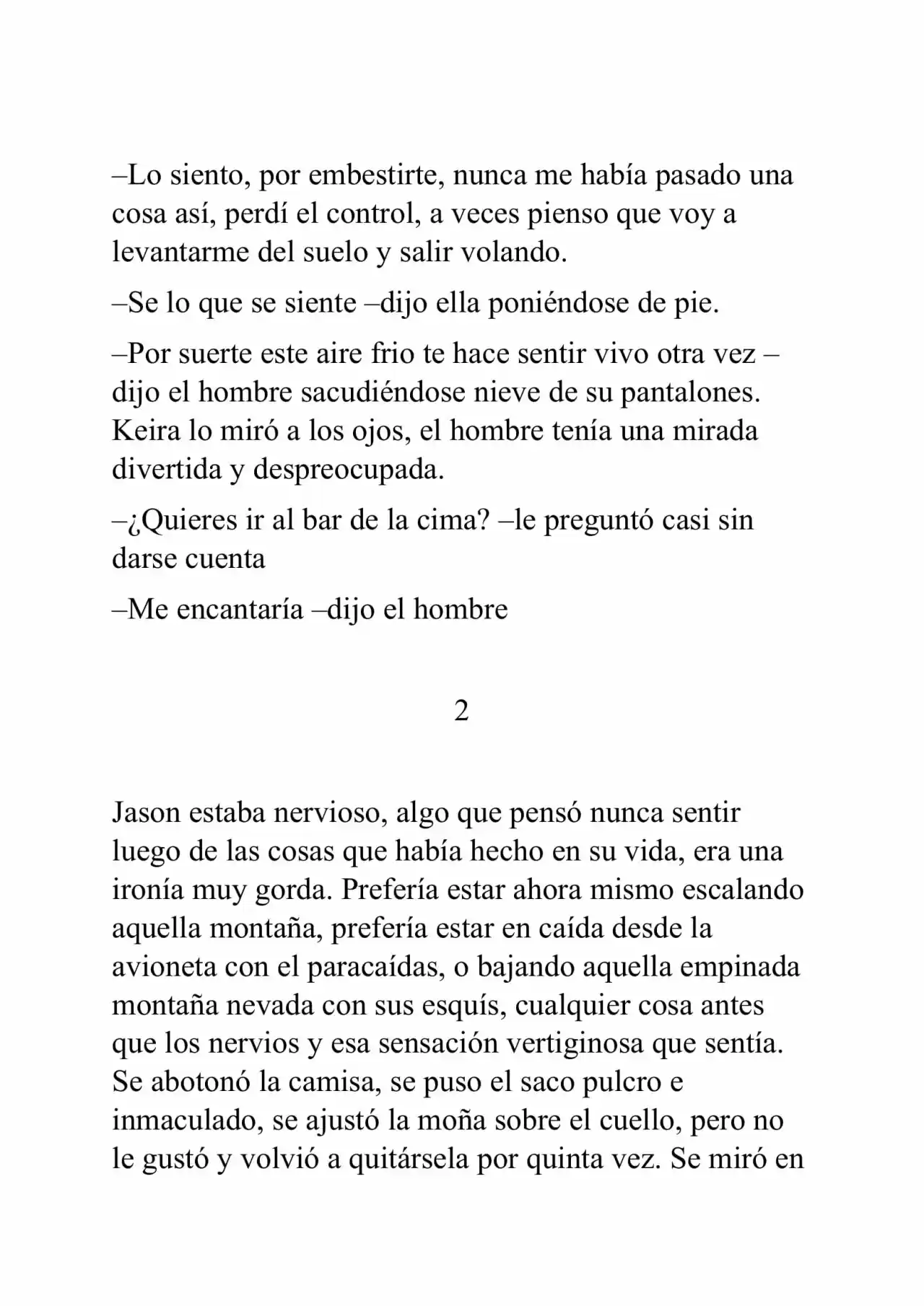 Meteora (Novela) capítulo 8, página 7