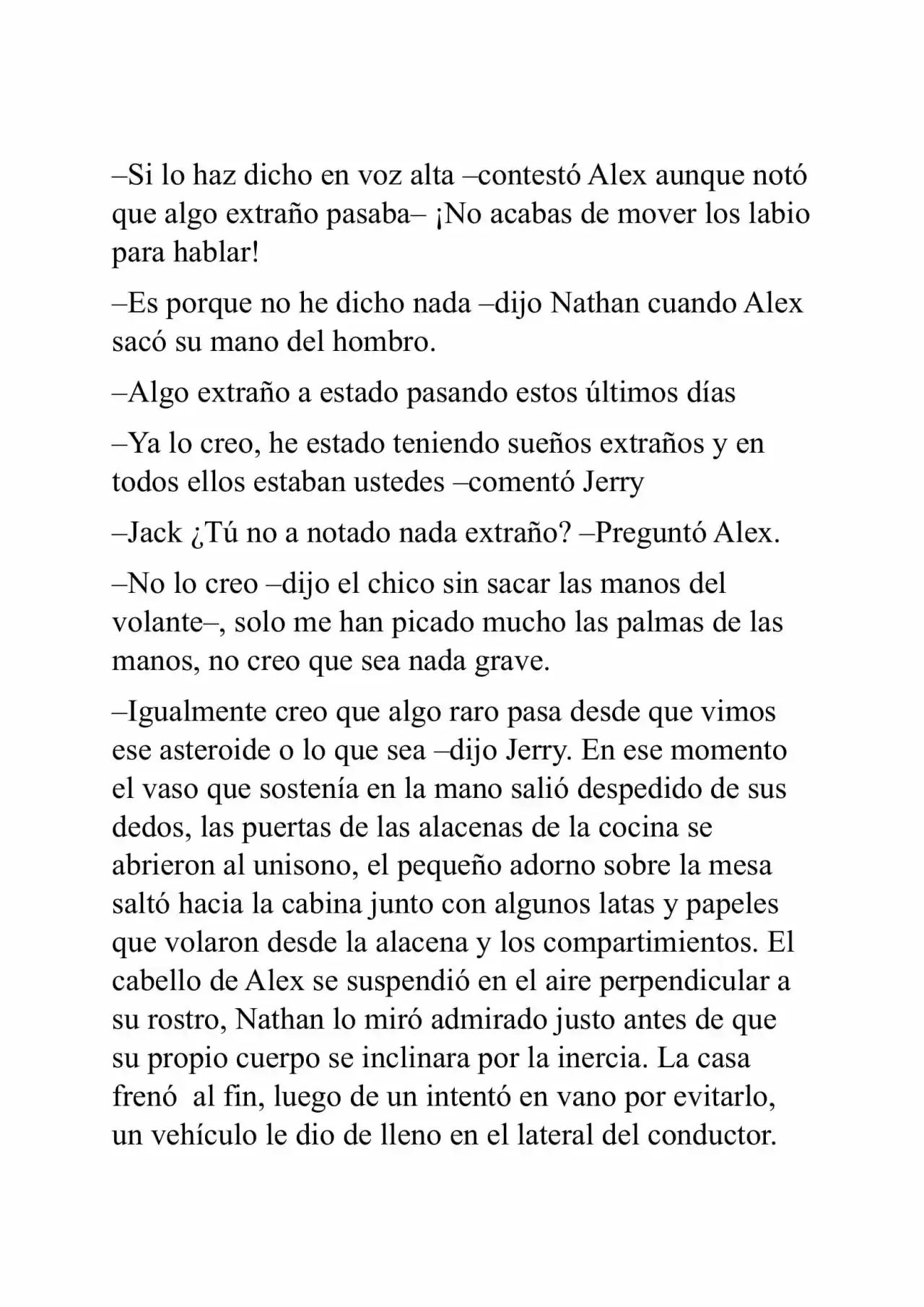 Meteora (Novela) capítulo 8, página 14