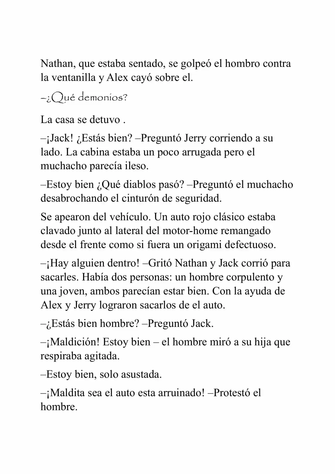 Meteora (Novela) capítulo 8, página 15