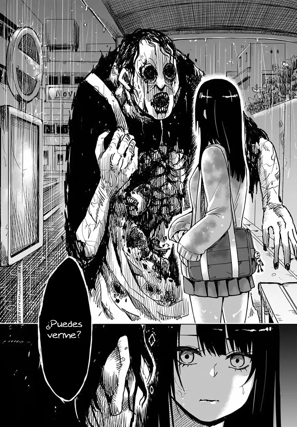 Mieruko-chan capítulo 1, página 4