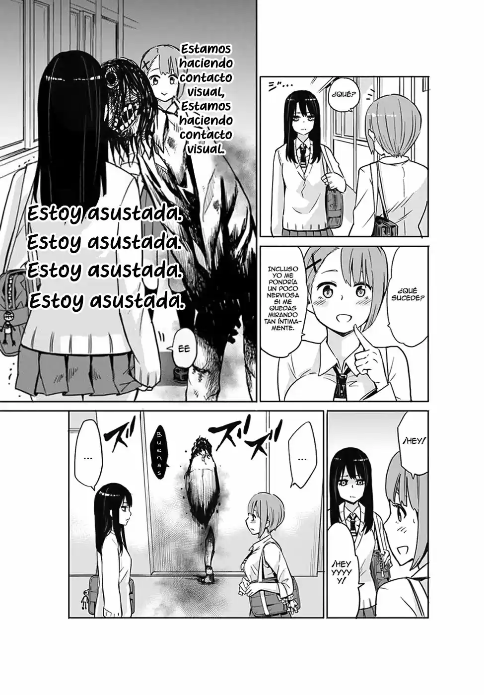 Mieruko-chan capítulo 2, página 7