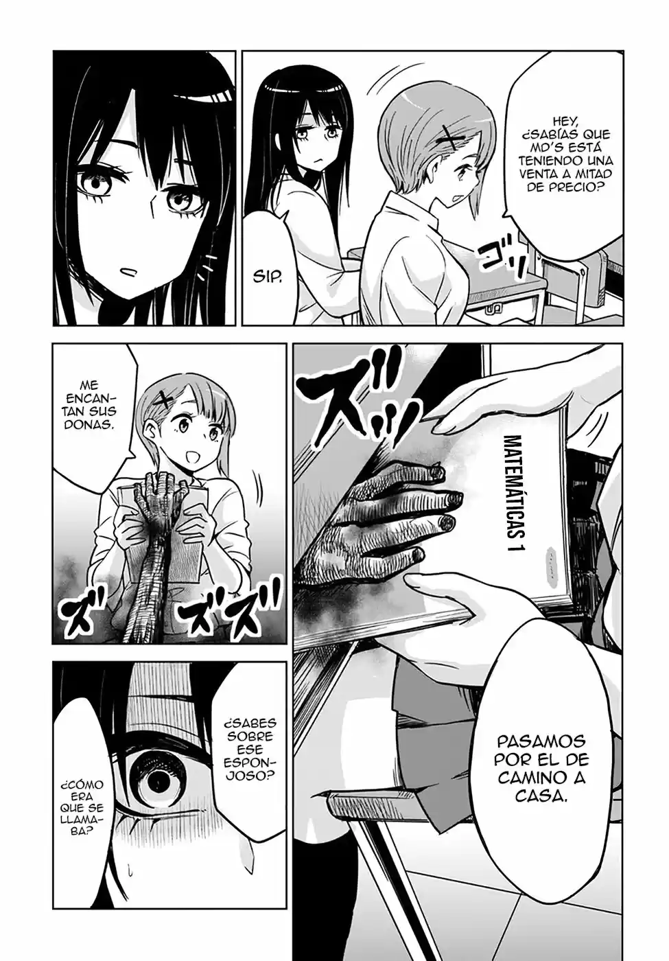 Mieruko-chan capítulo 3, página 5