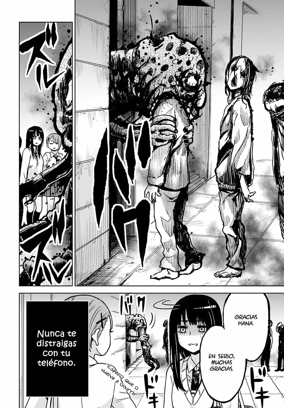 Mieruko-chan capítulo 4, página 8