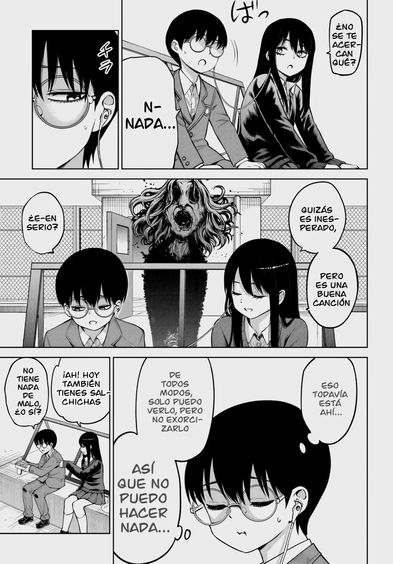 Mieruko-chan capítulo 69, página 4