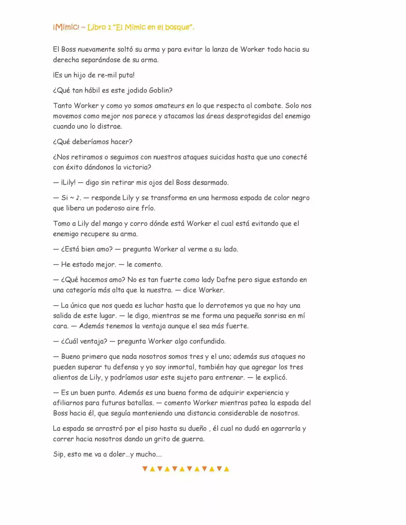 ¡Mimic! capítulo 17, página 2