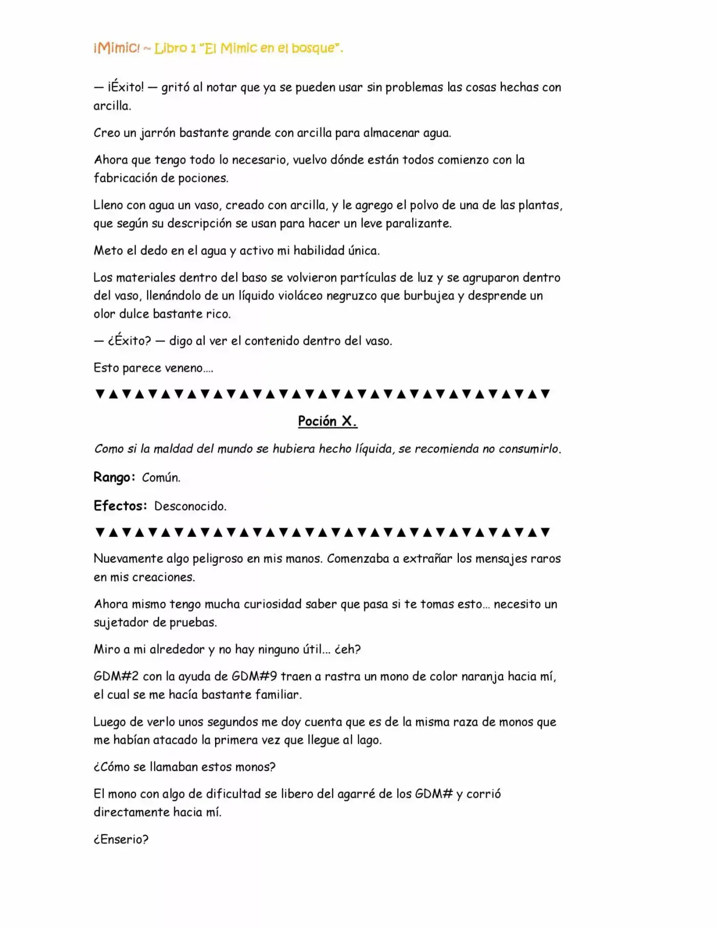¡Mimic! capítulo 22, página 5