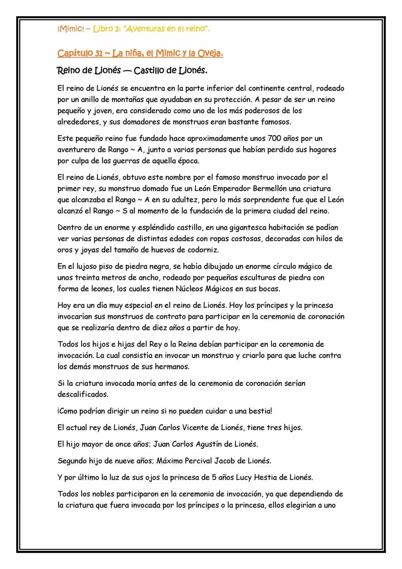 ¡Mimic! capítulo 31, página 1