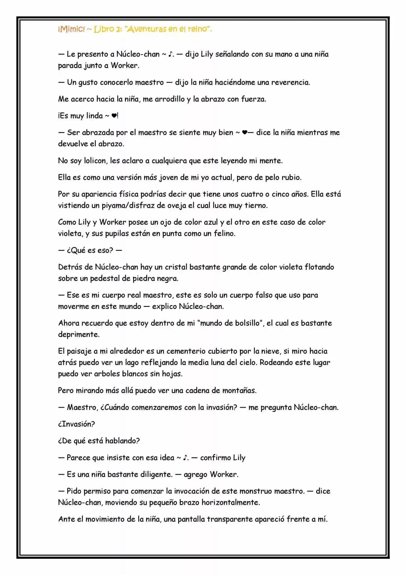 ¡Mimic! capítulo 31, página 8
