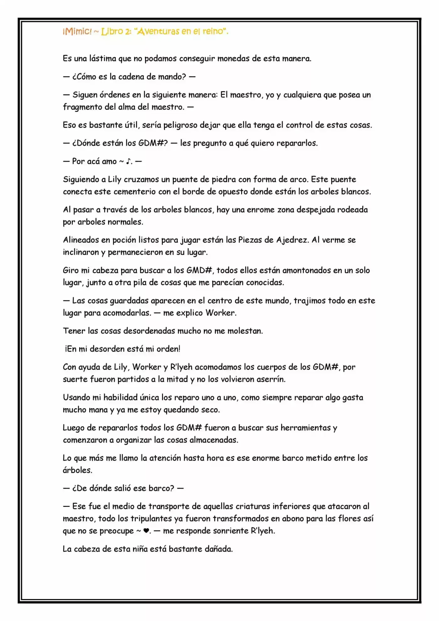 ¡Mimic! capítulo 32, página 3