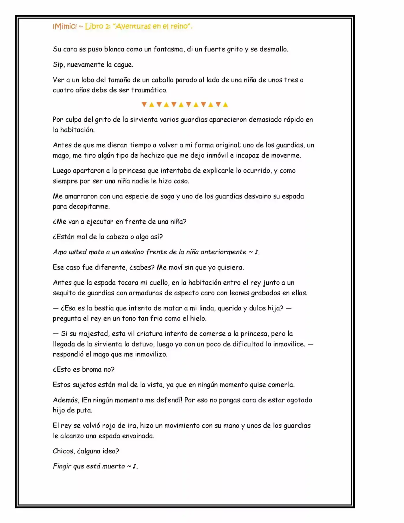 ¡Mimic! capítulo 34, página 2