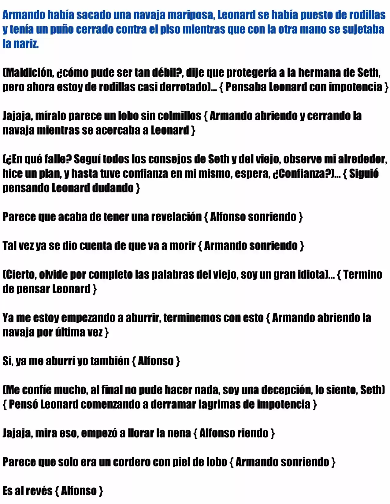Mis Demonios (Novela) capítulo 13, página 6