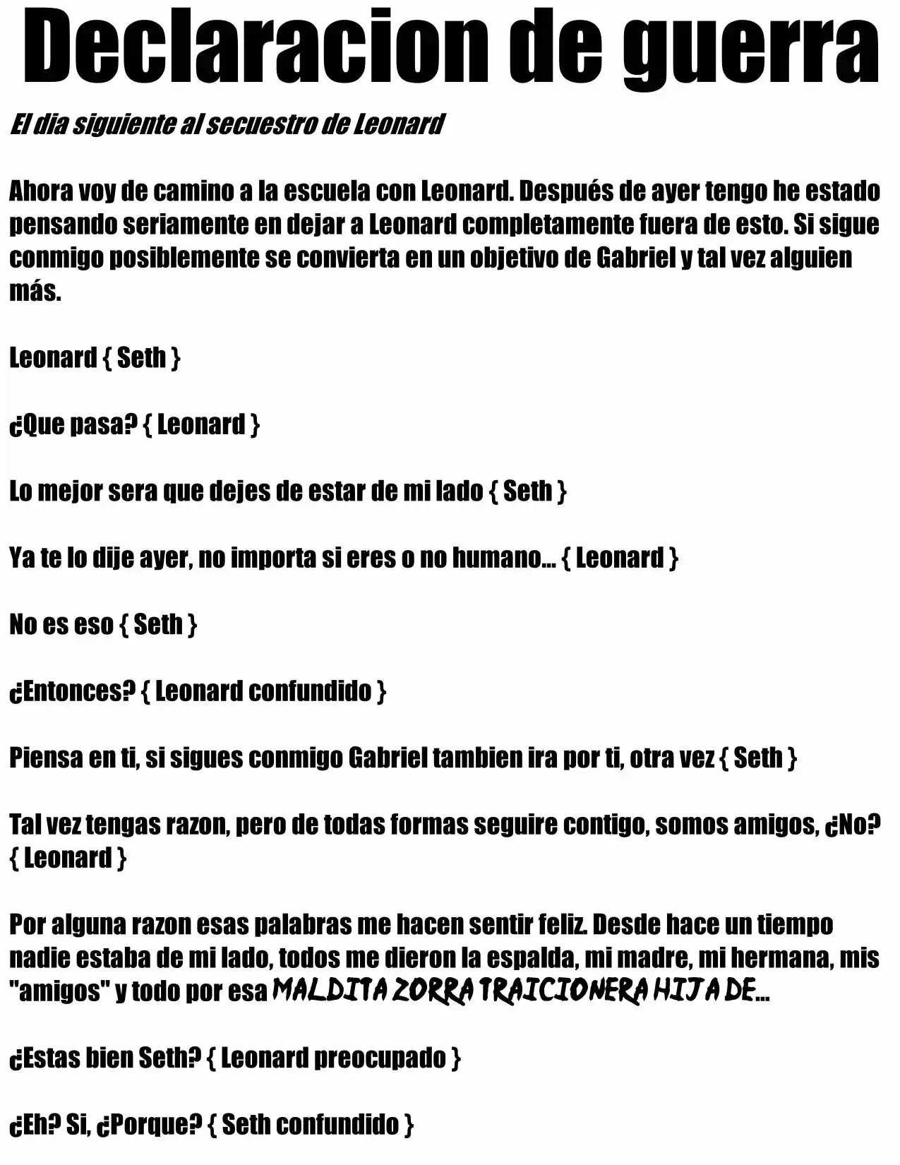 Mis Demonios (Novela) capítulo 8, página 2