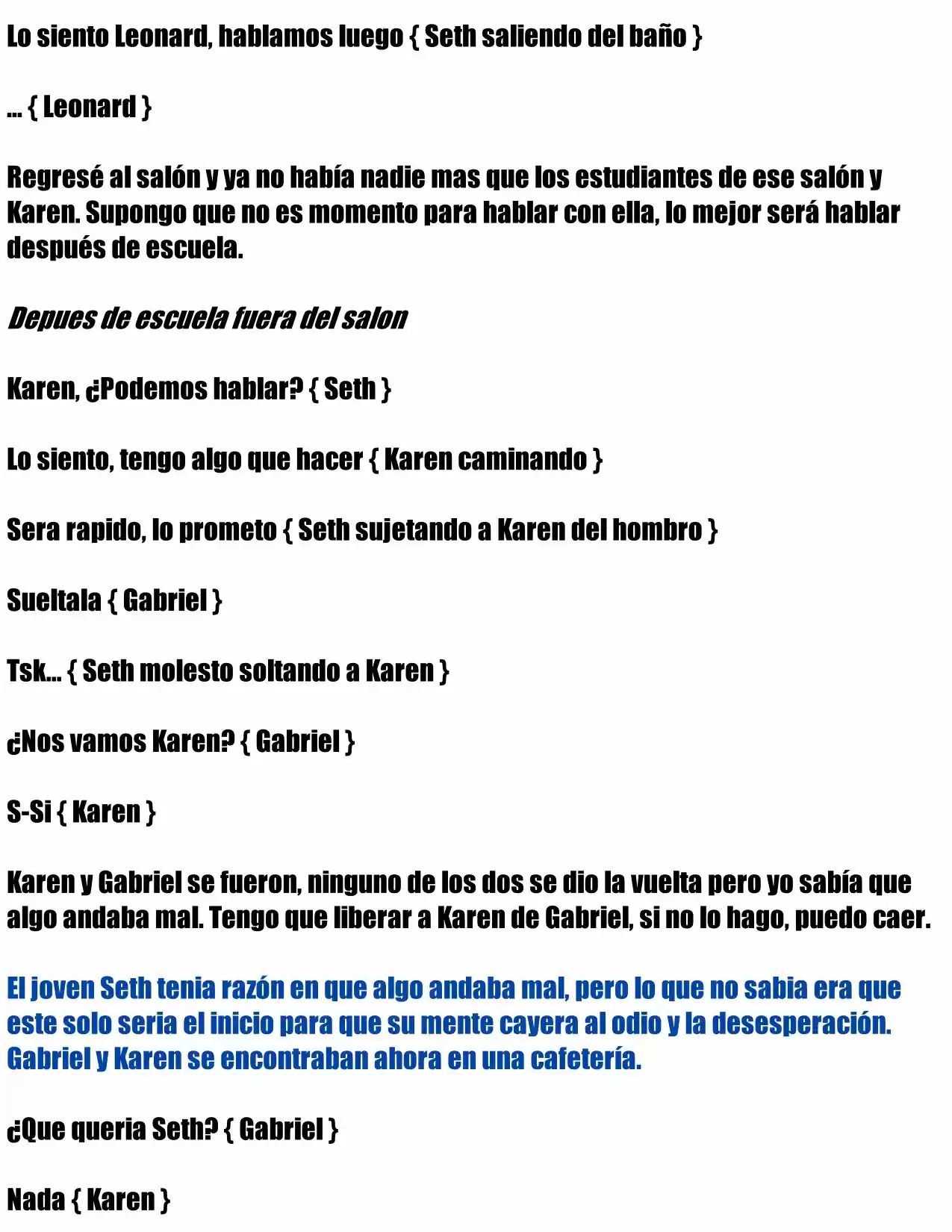 Mis Demonios (Novela) capítulo 8, página 7