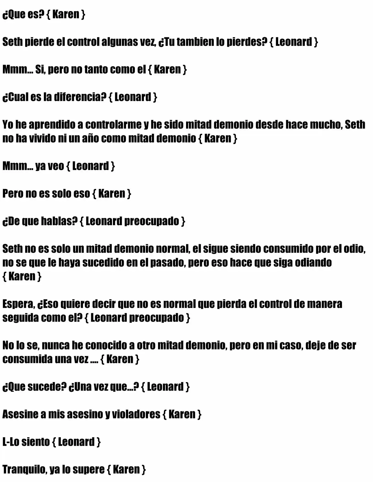 Mis Demonios (Novela) capítulo 8, página 14