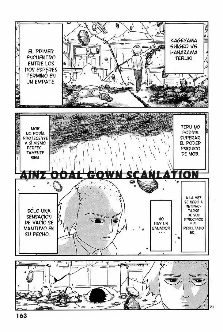 Mob Psycho 100 capítulo 17, página 21