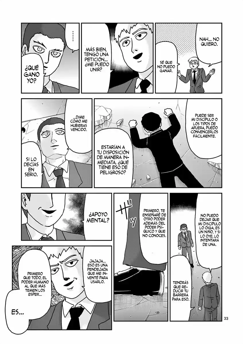 Mob Psycho 100 capítulo 90.5, página 34