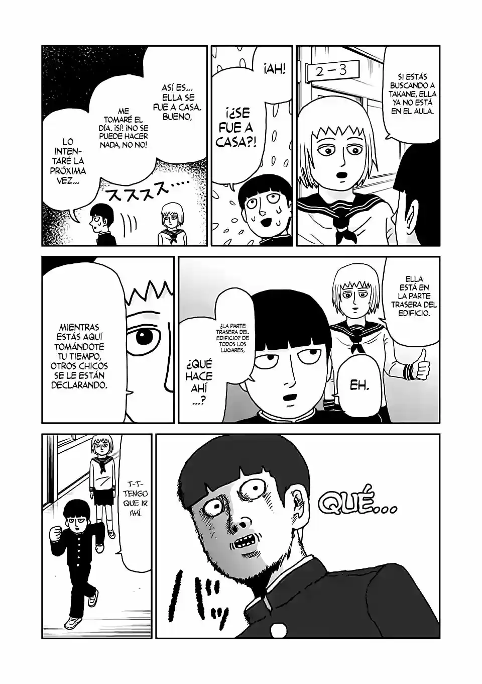 Mob Psycho 100 capítulo 99.2, página 5