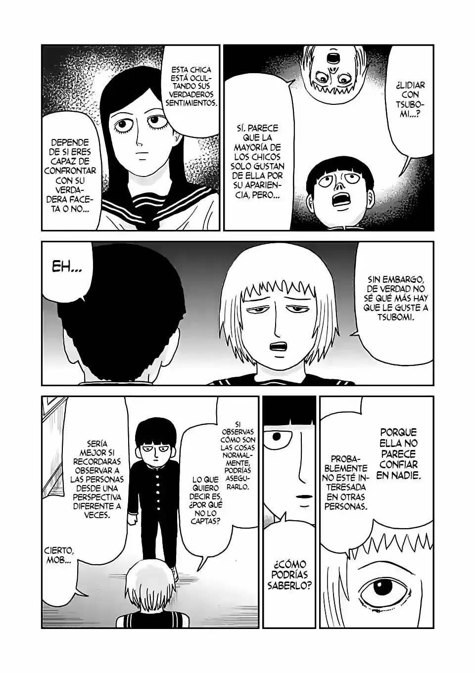 Mob Psycho 100 capítulo 99.2, página 8