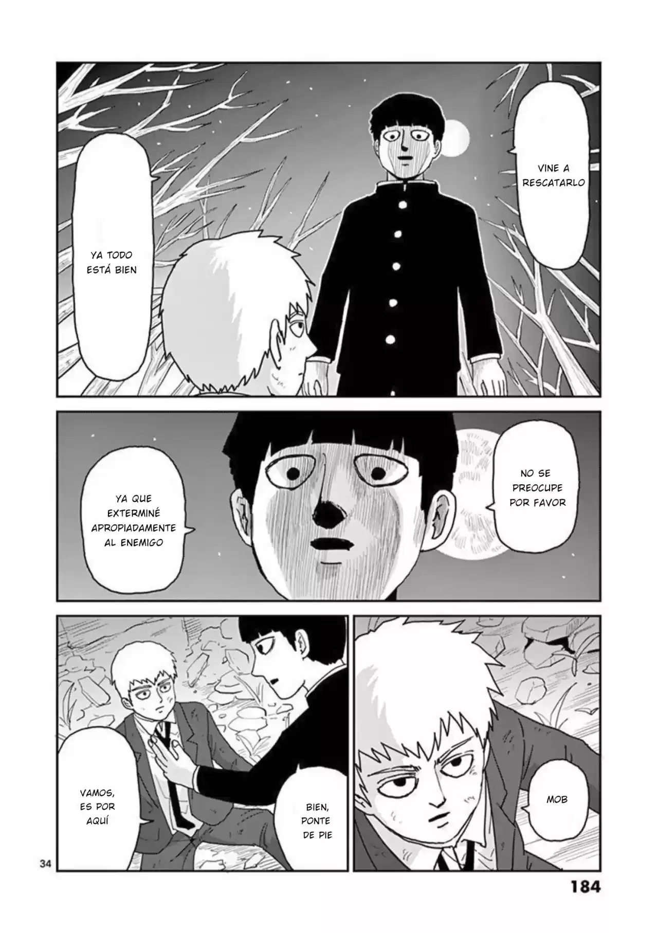 Mob Psycho Spinoff - REIGEN capítulo 7, página 34