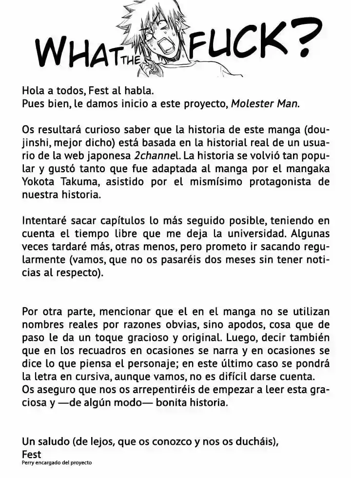 Molester Man capítulo 6, página 1