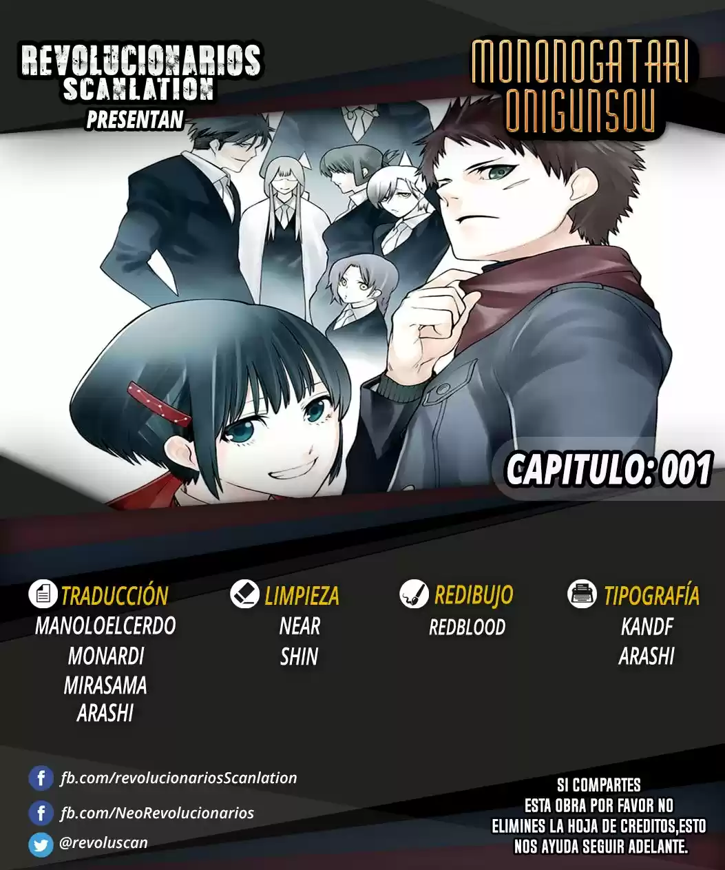 Mononogatari capítulo 1, página 1