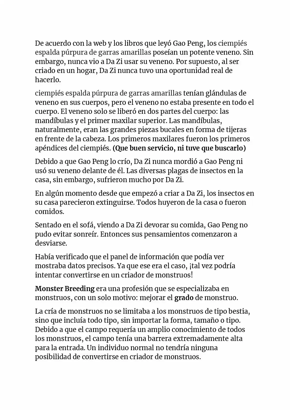 Monster Pet Evolution (Novela) capítulo 3, página 6