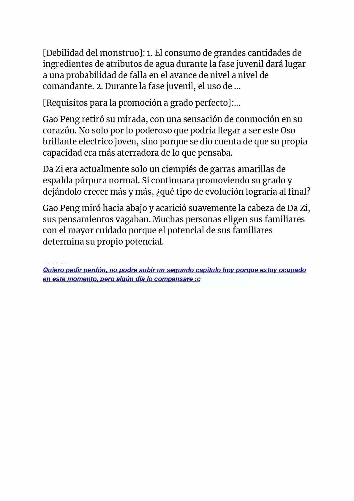 Monster Pet Evolution (Novela) capítulo 6, página 5