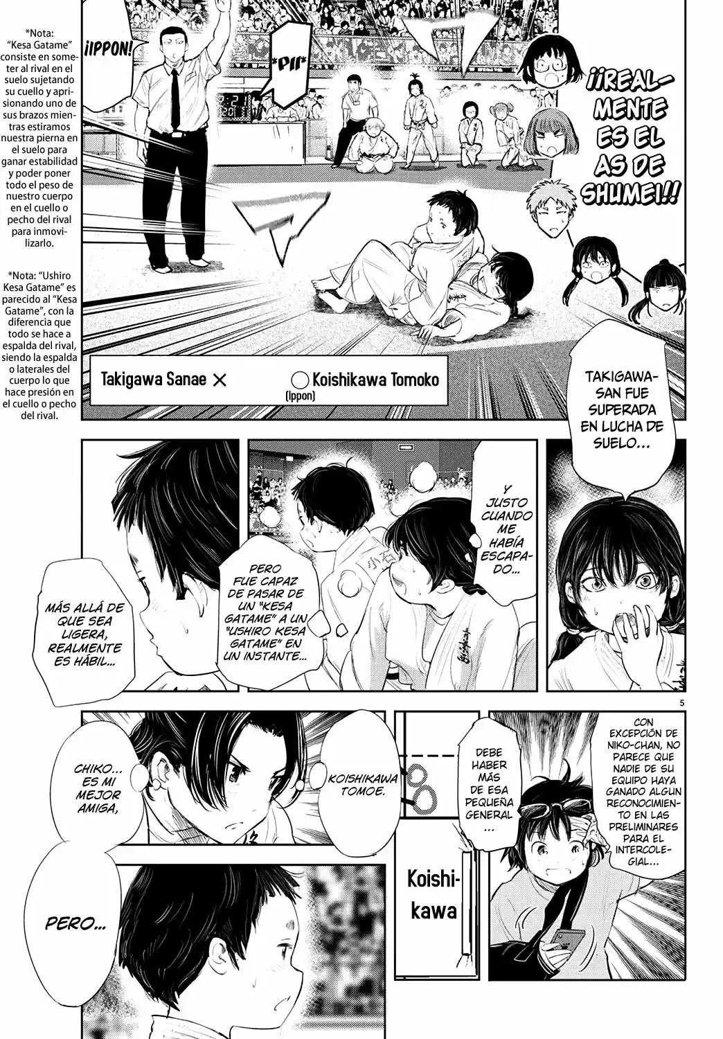 Mou Ippon capítulo 129, página 6