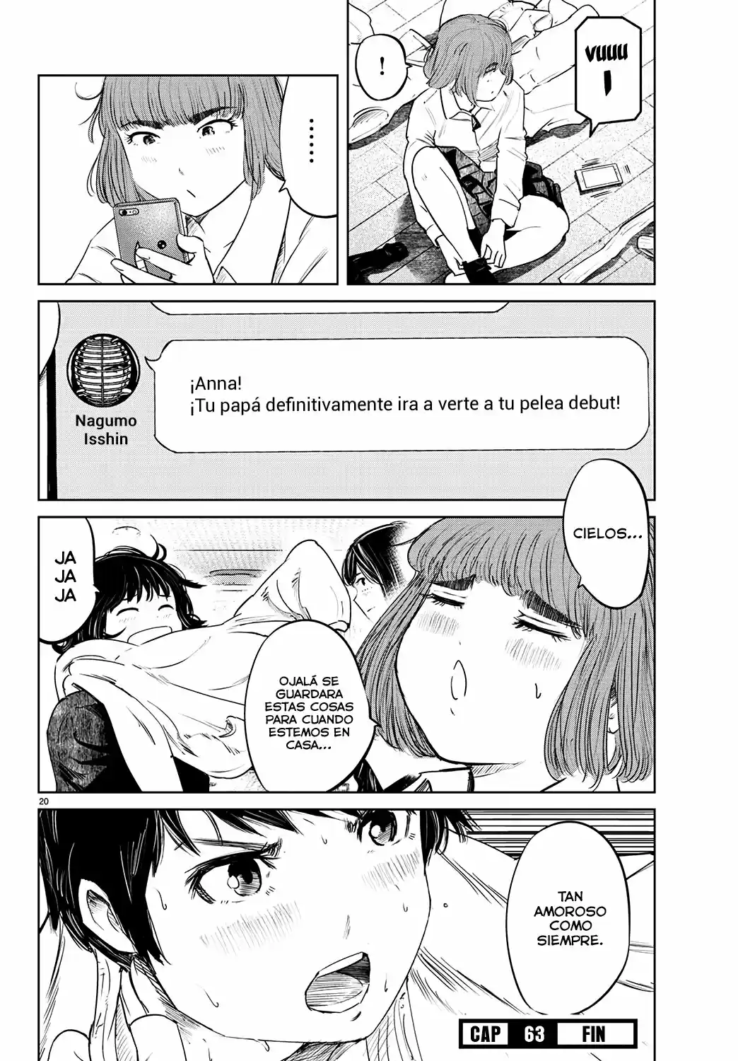 Mou Ippon capítulo 63, página 21