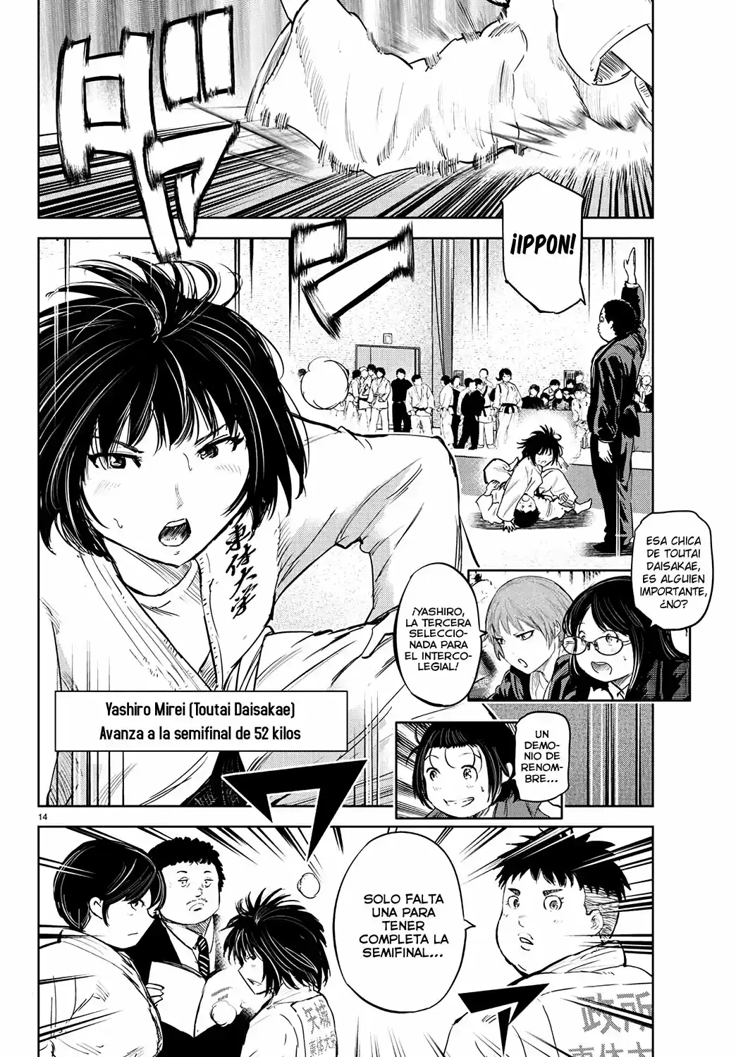 Mou Ippon capítulo 92, página 14