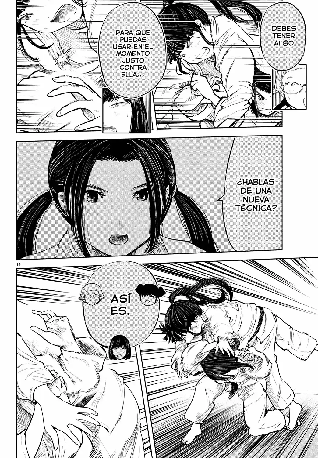 Mou Ippon capítulo 95, página 14