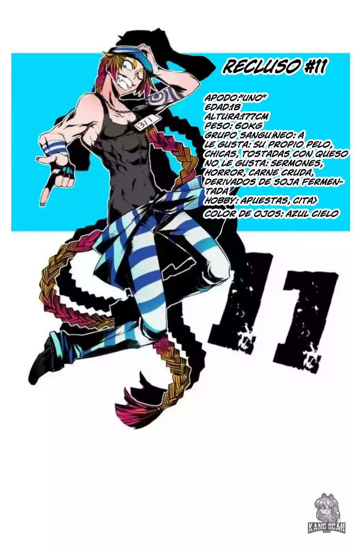 Nanbaka capítulo 37.1, página 3