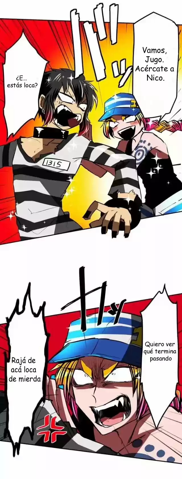 Nanbaka capítulo 37.1, página 16