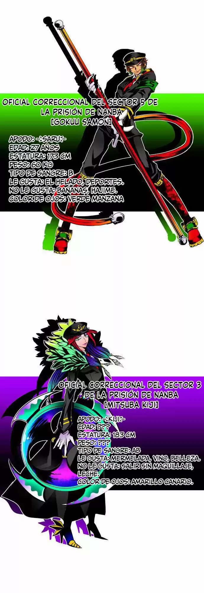 Nanbaka capítulo 37.2, página 4